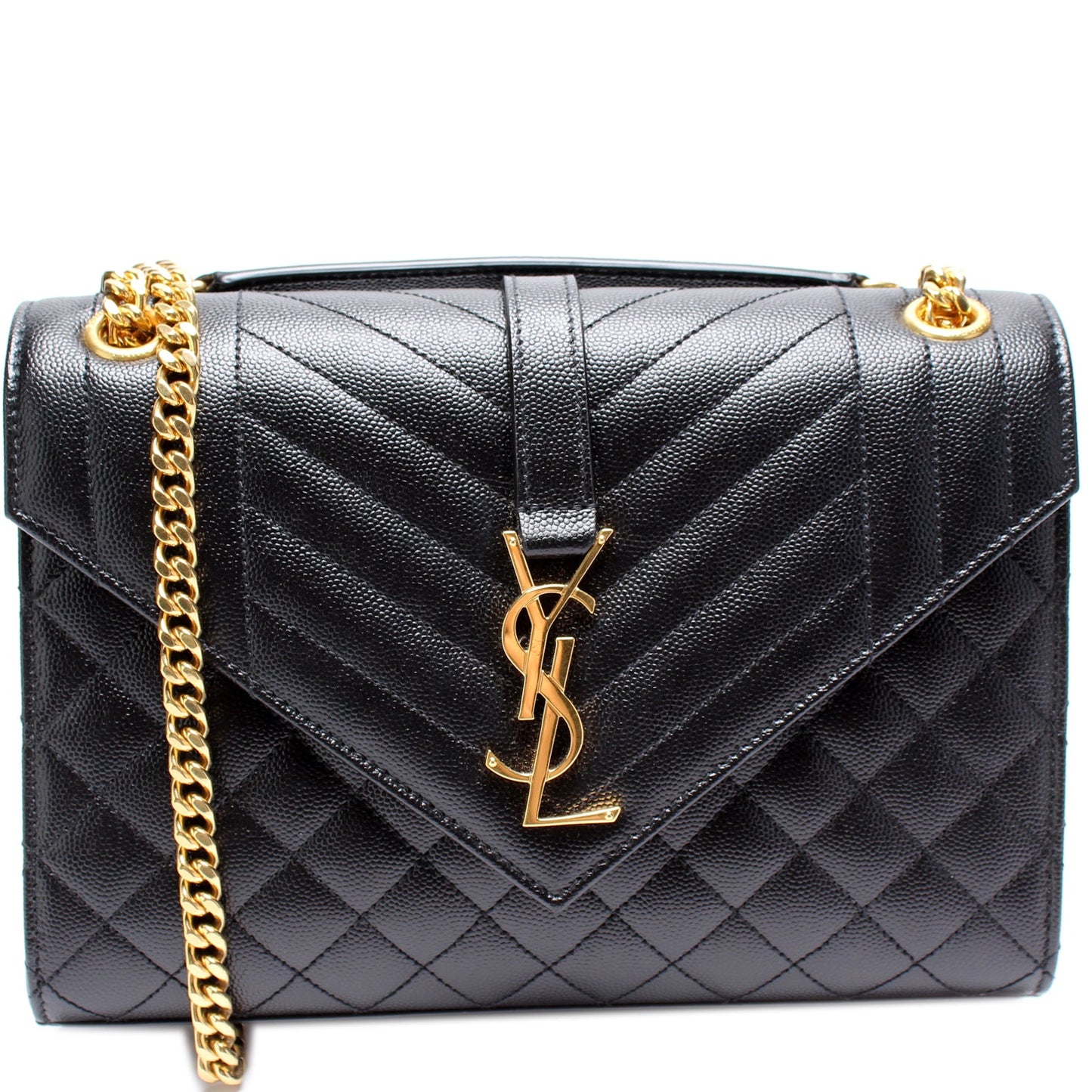 Saint Laurent Envelope Medium Tri-Quilt 600185 Bag
