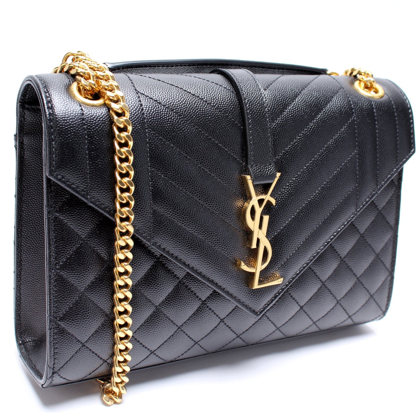 Saint Laurent Envelope Medium Tri-Quilt 600185 Bag