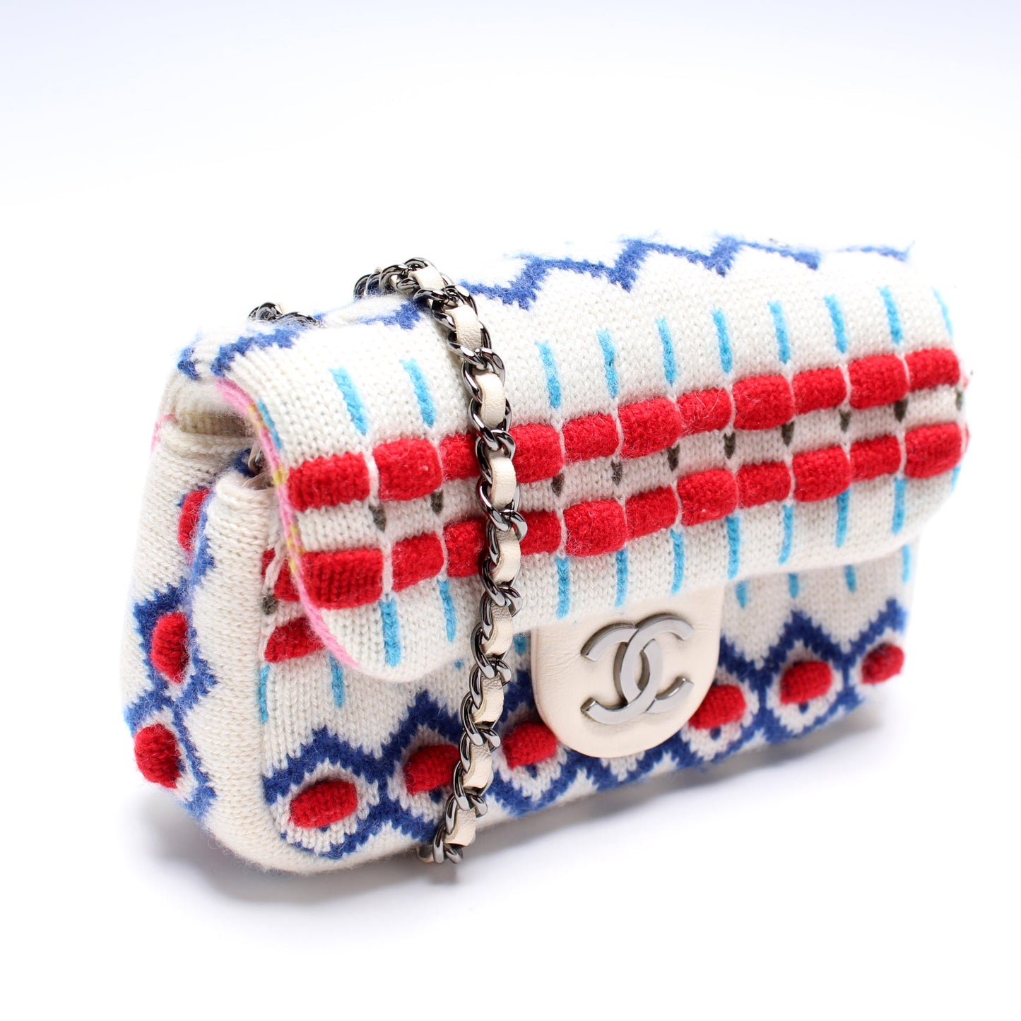 Chanel Cashmere Knit Extra Mini Flap Bag