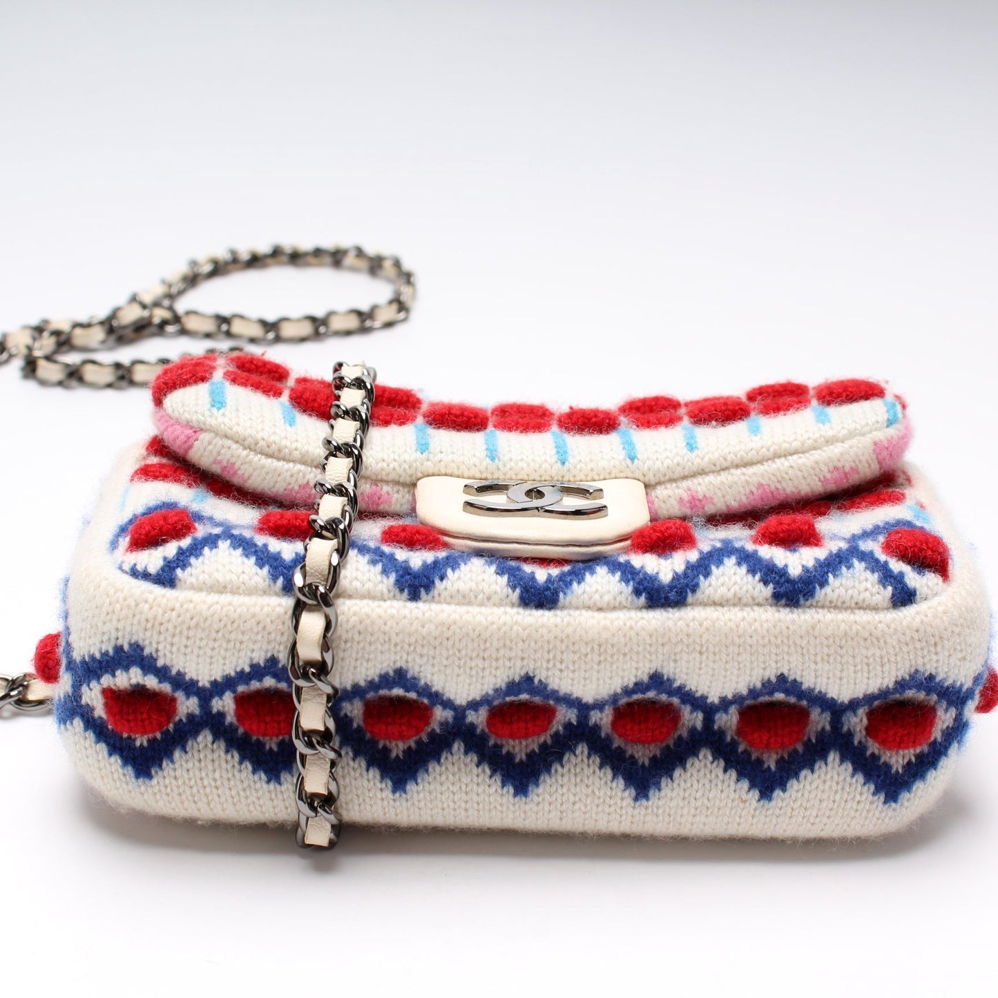 Chanel Cashmere Knit Extra Mini Flap Bag