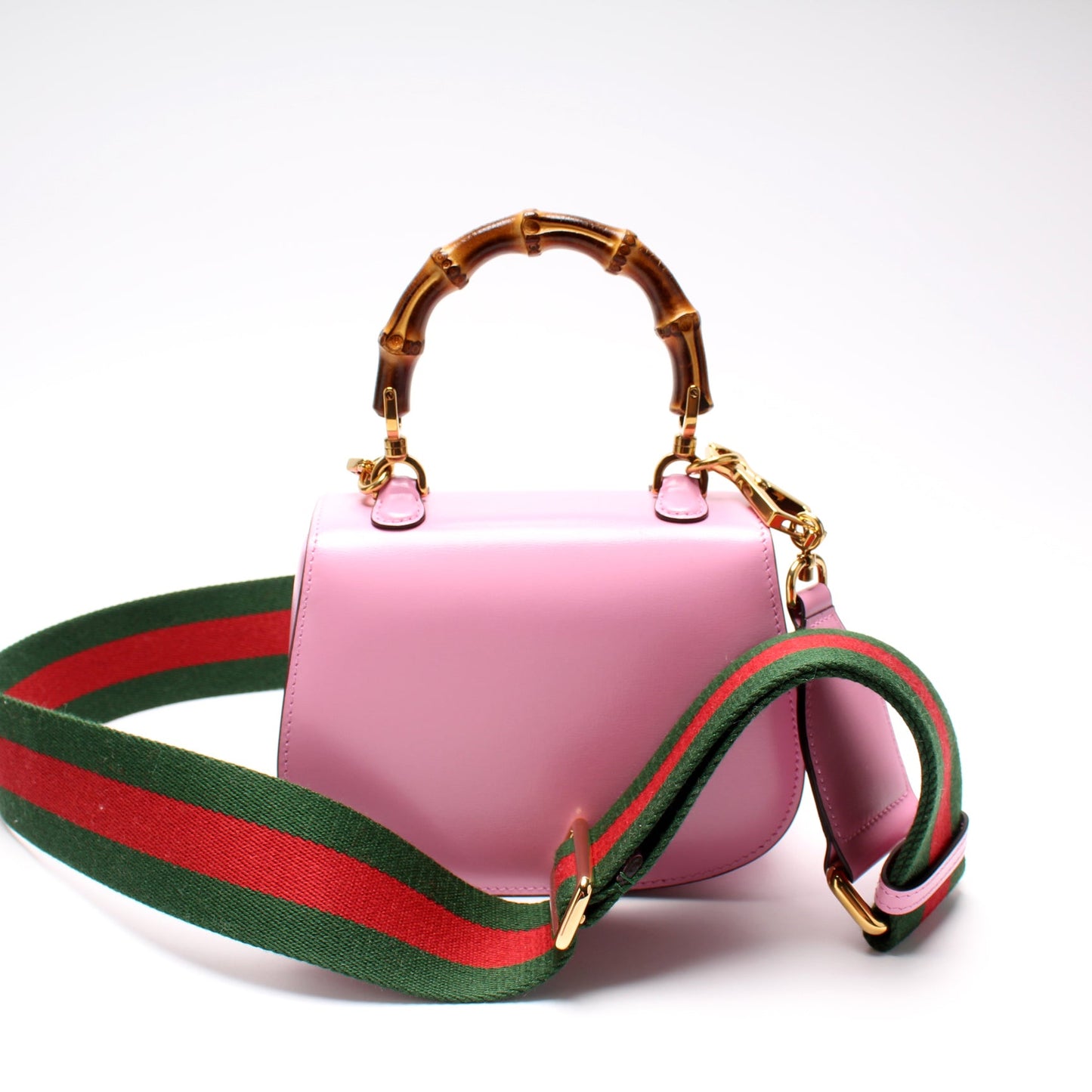 Gucci 636364 Bamboo 1947 Mini Top Handle Bag