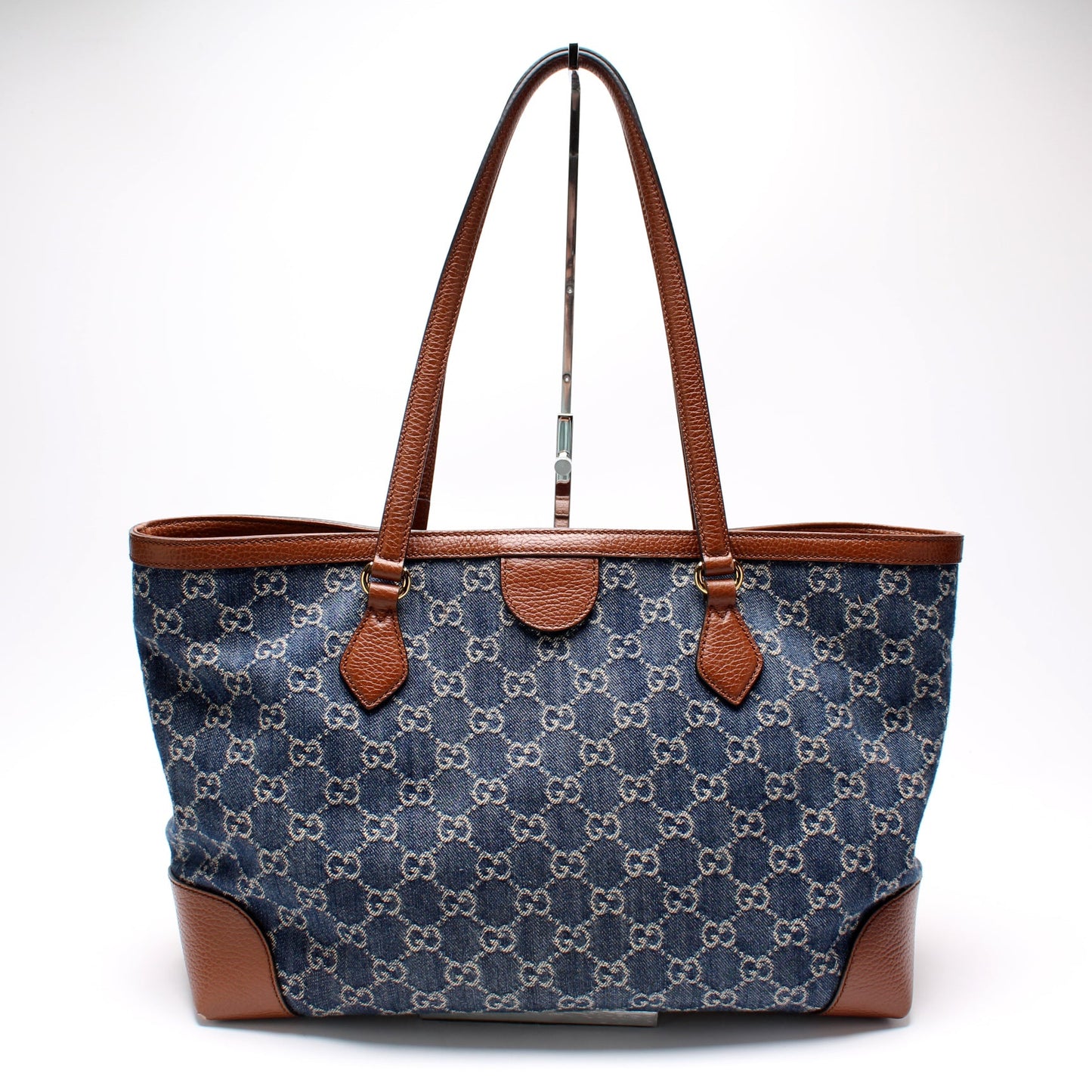 Gucci 631685 Ophidia GG Denim Tote Bag