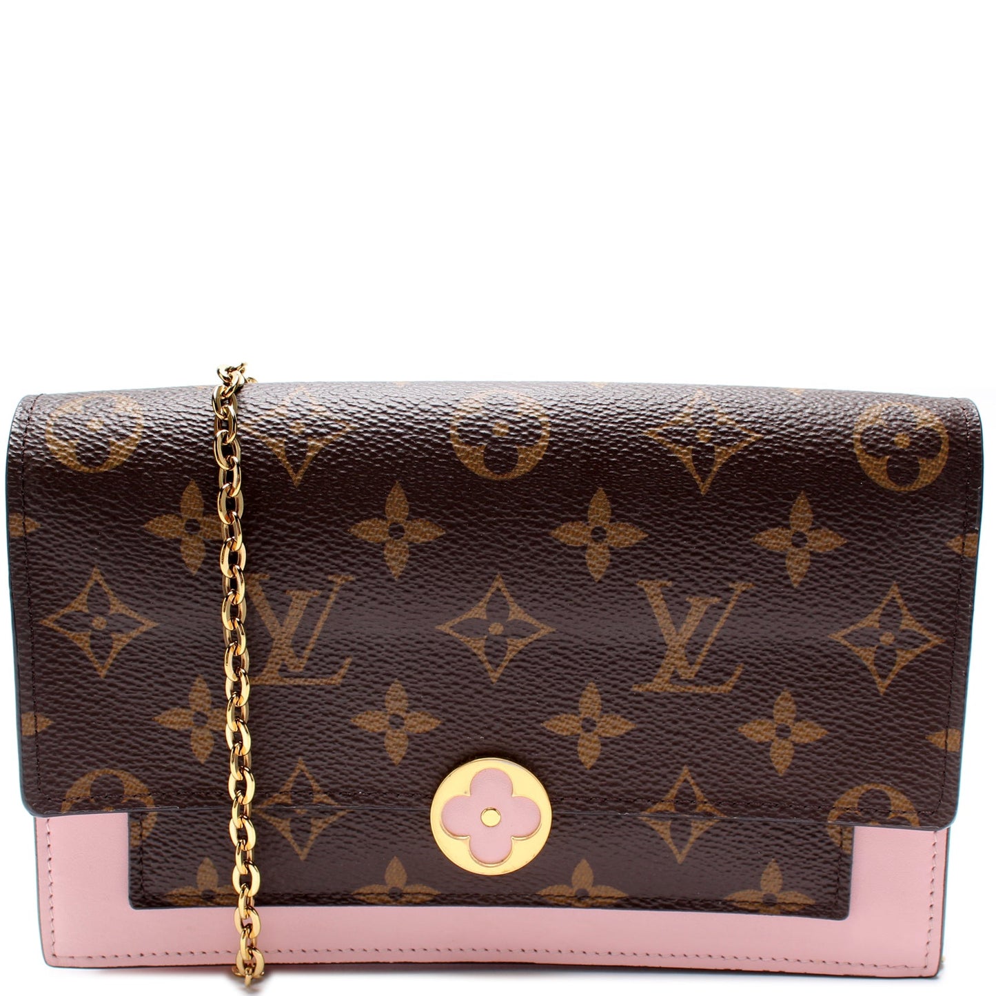Louis Vuitton Flore Chain Wallet Monogram