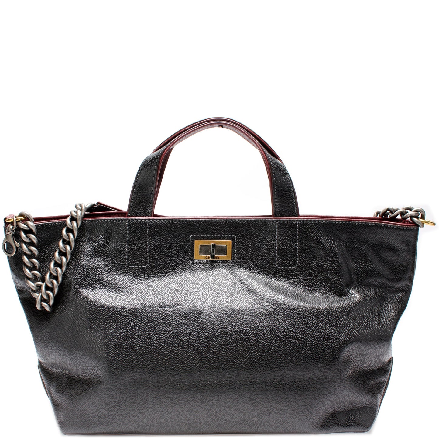 Chanel Mademoiselle Lock Chain Tote Bag