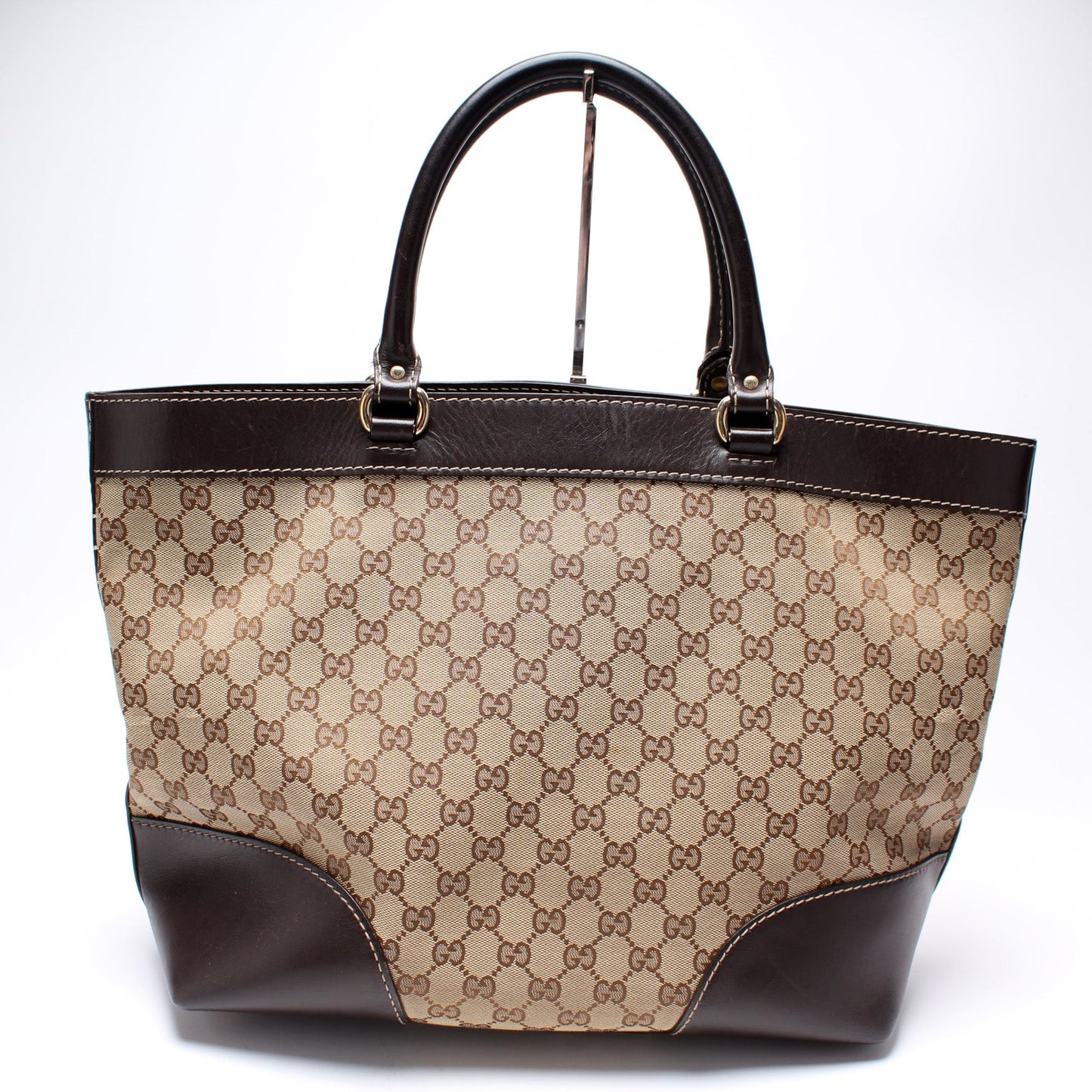 Gucci 257071 GG Canvas Lovely Heart Tote Bag