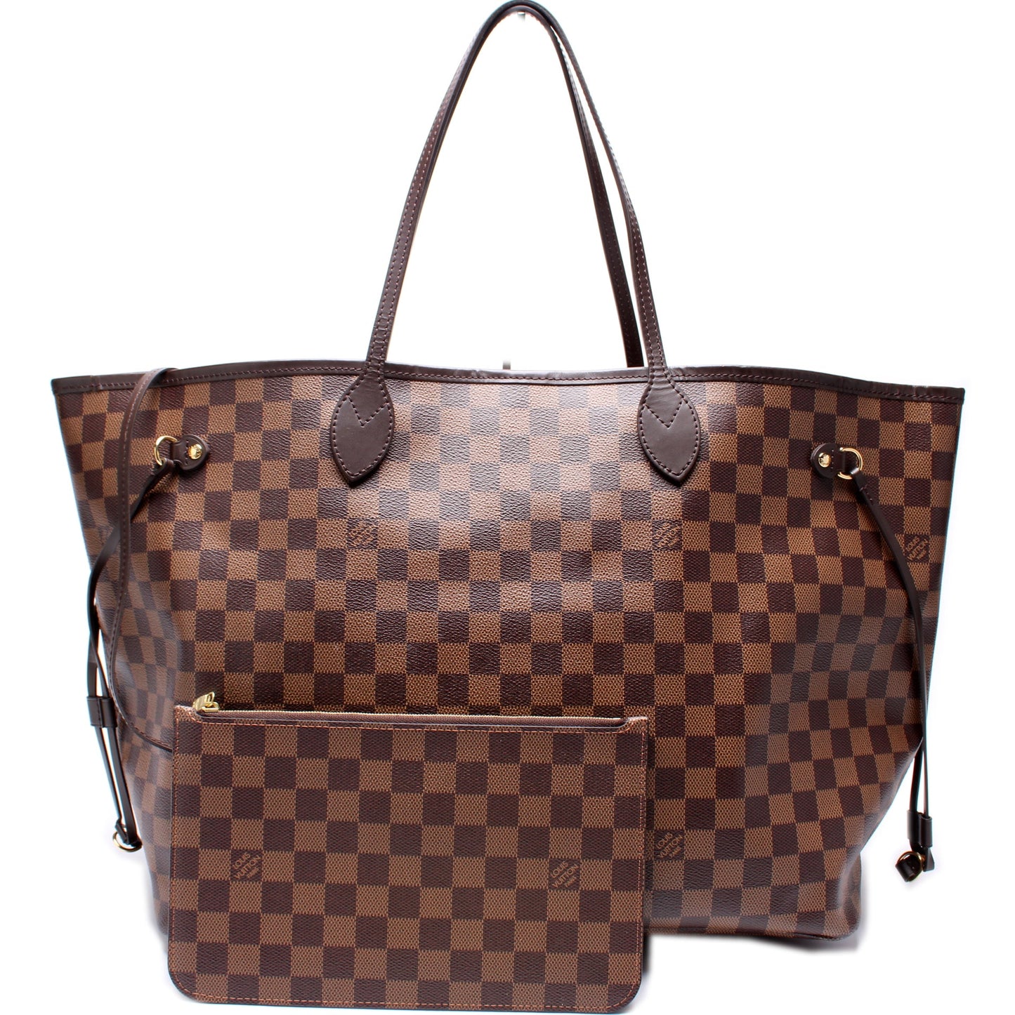 Louis Vuitton Neverfull GM W/Wallet GM Damier Ebene