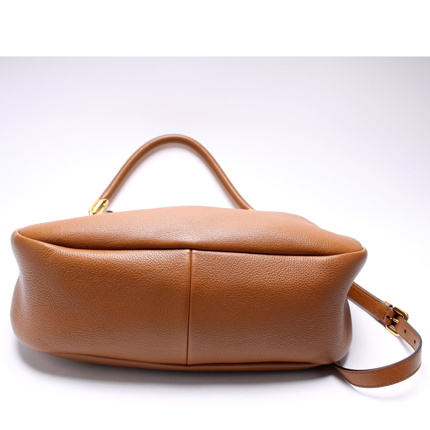 Prada 1BC089 Vitello Phenix Hobo Bag