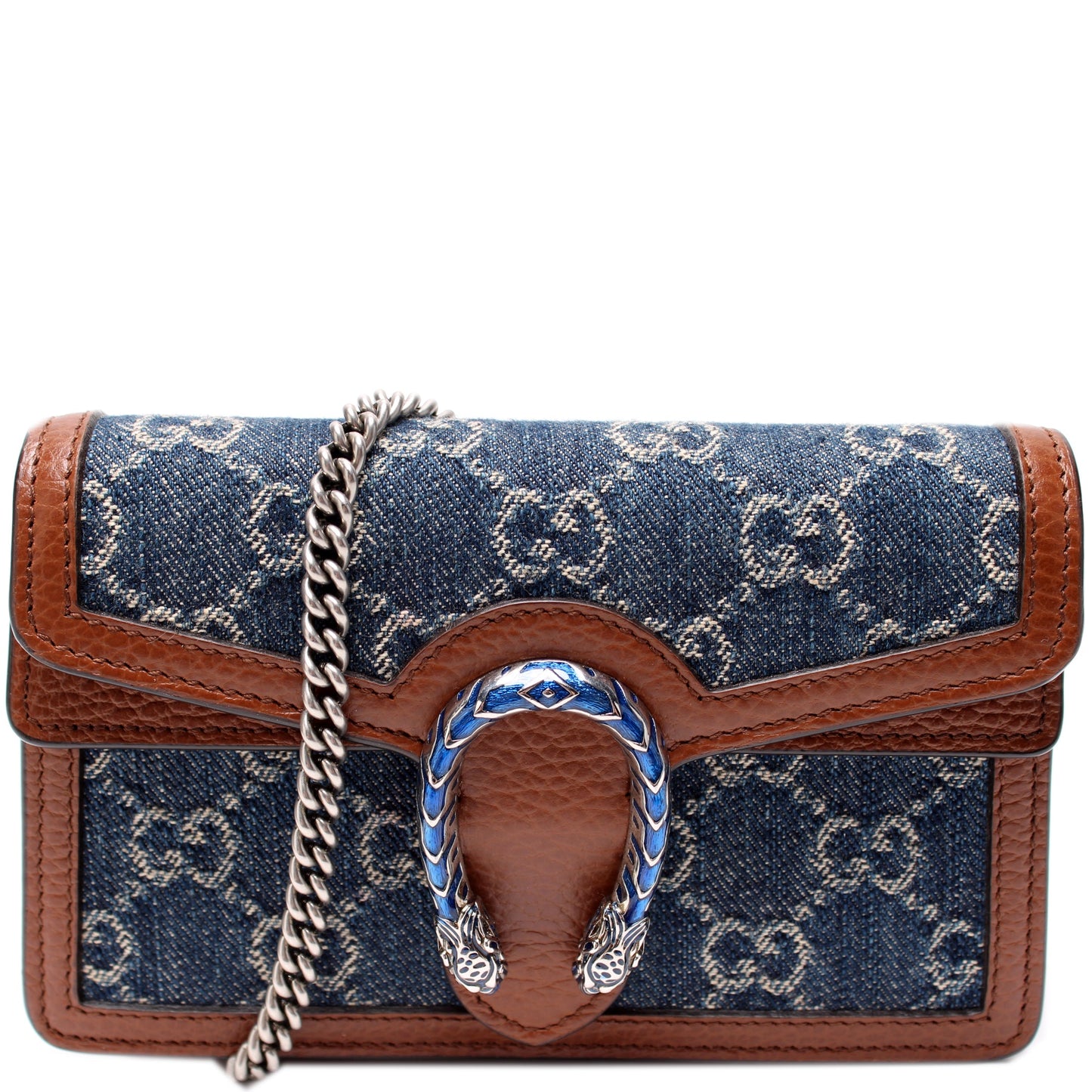 Gucci 476432 Dionysus GG Denim Supreme Mini Bag