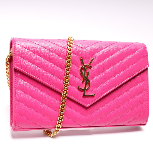 Saint Laurent Grain De Chain Wallet 377828 Bag