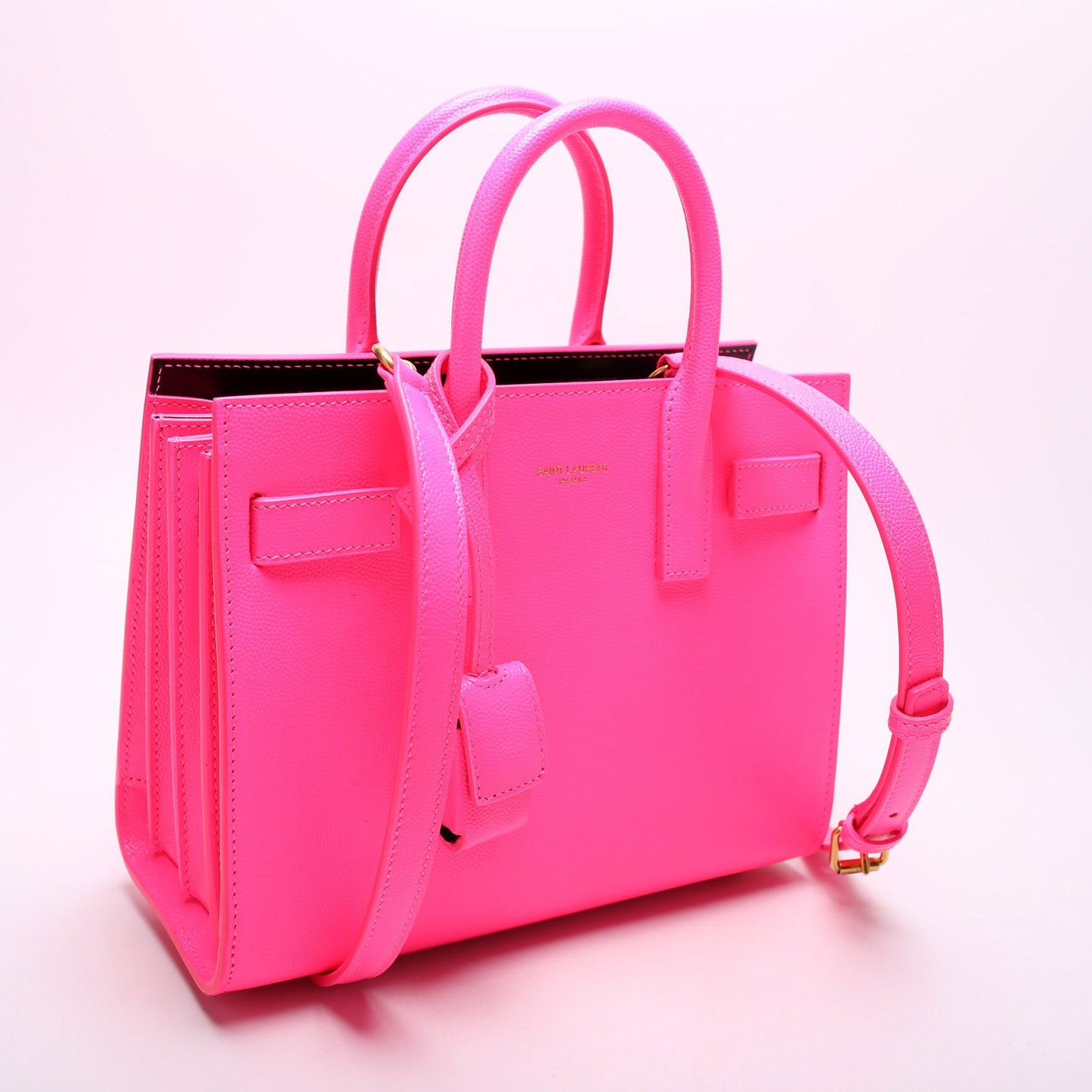 Saint Laurent Sac De Jour Nano Pink Glow 392035 Bag