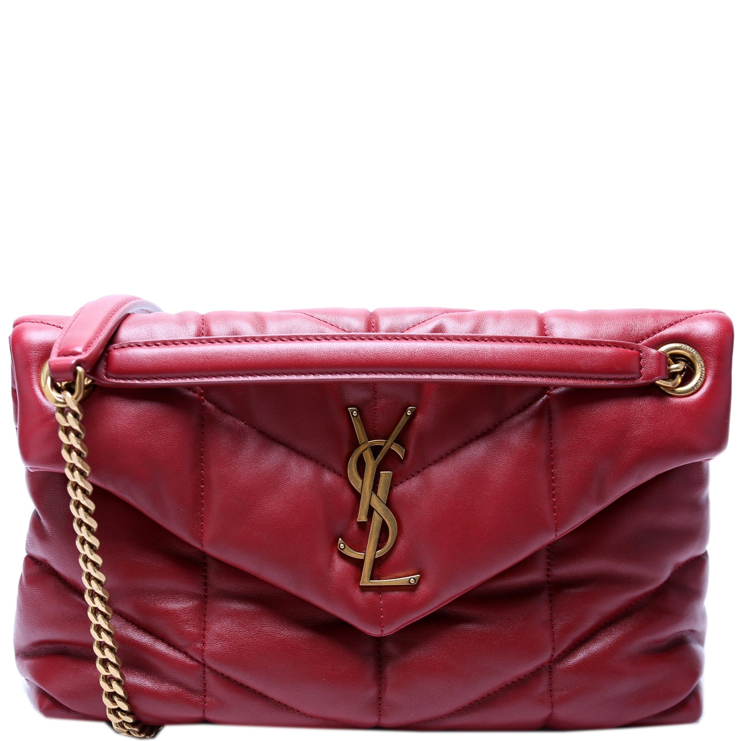 Saint Laurent Puffer Quilted Small Lambskin 577476 Bag