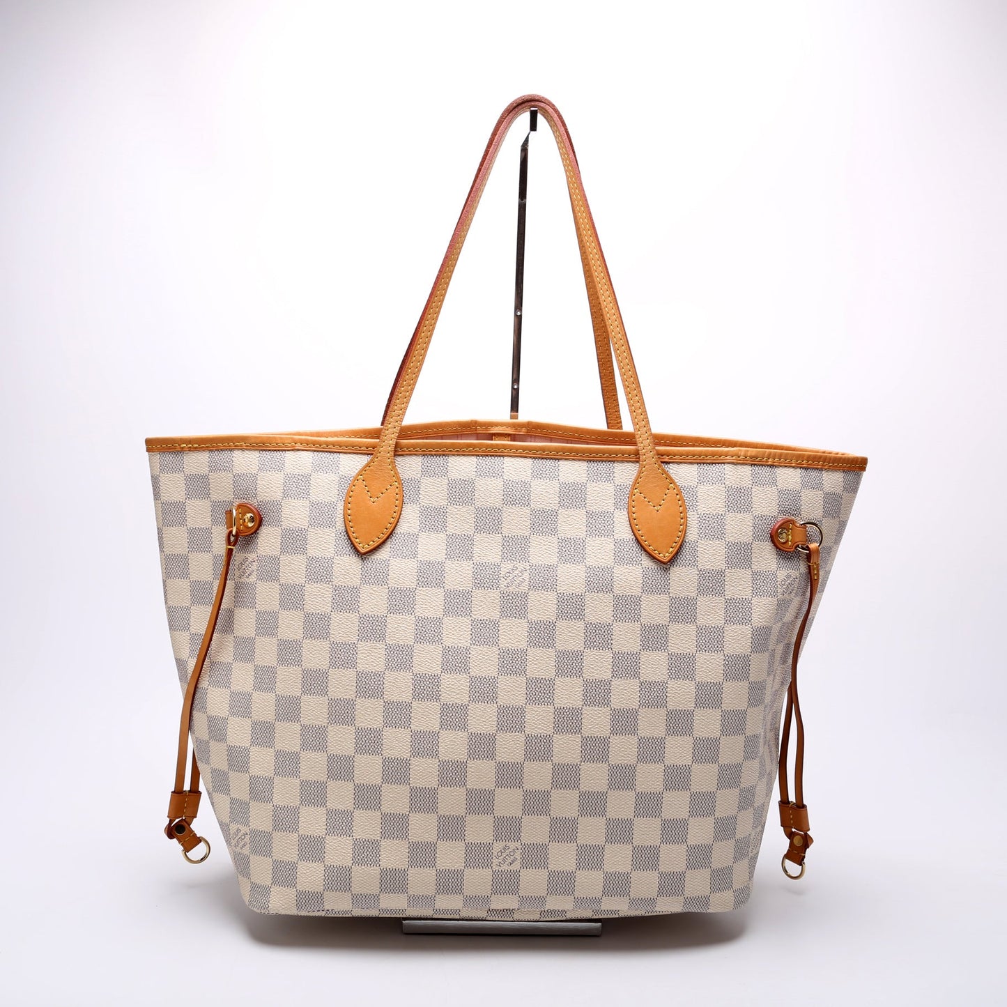 Louis Vuitton Neverfull W/Wallet MM Damier Azur
