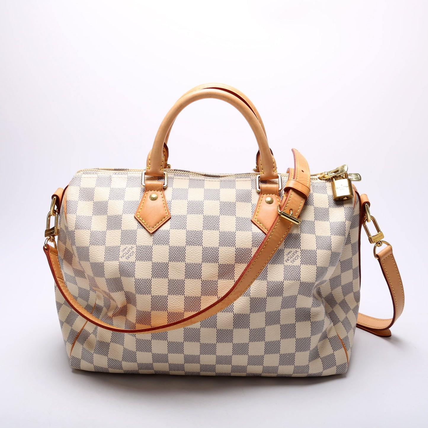 Louis Vuitton Speedy 30 Bandouliere Damier Azur