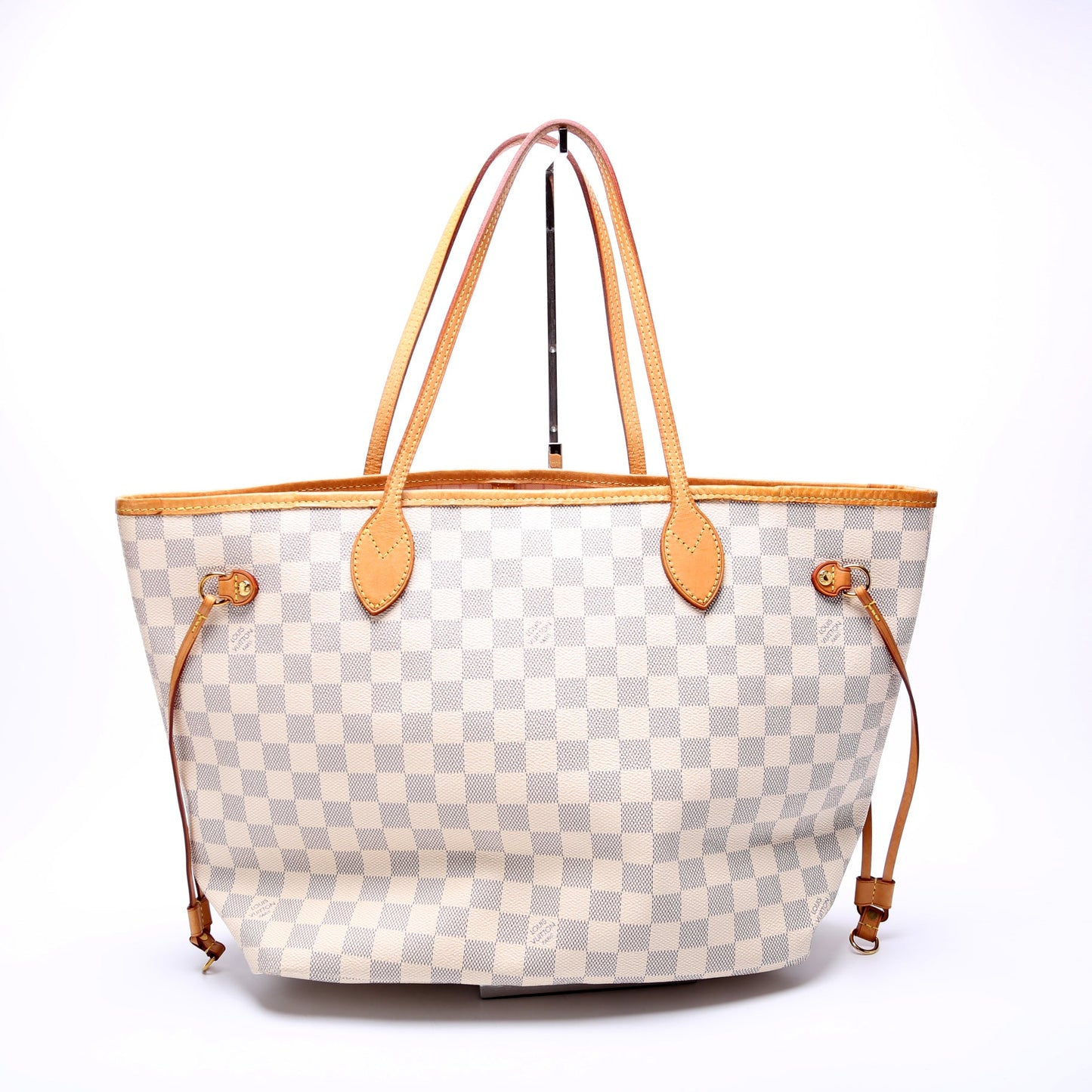 Louis Vuitton Neverfull w/Wallet MM Damier Azur