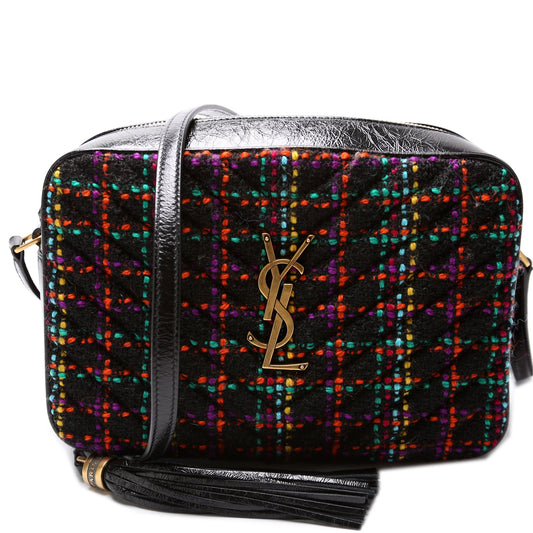 Saint Laurent Lou Camera Tweed 612544 Bag