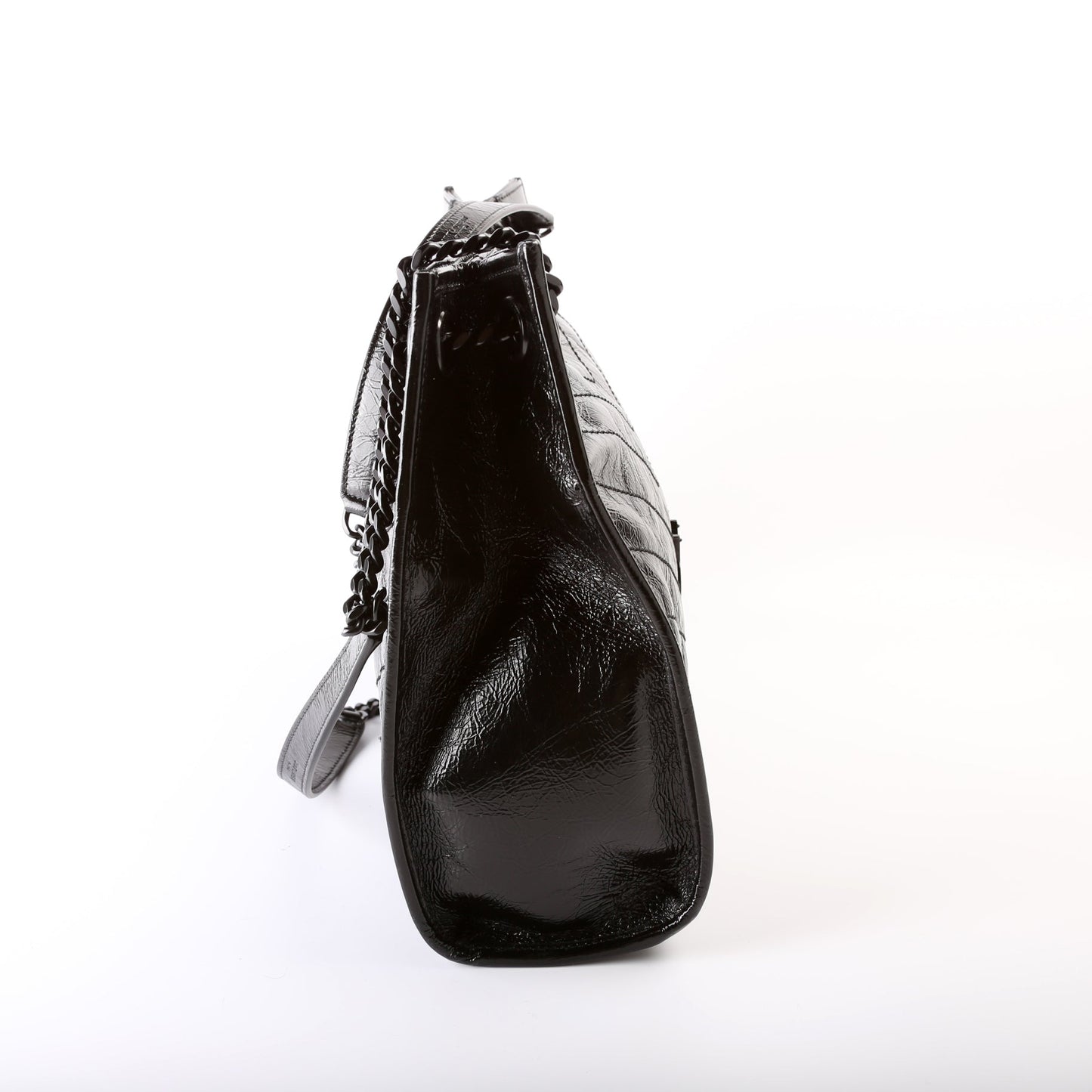 Saint Laurent Niki Medium Shopper Crinkle Leather 589951 Bag