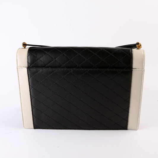 Saint Laurent Gaby Quilted Lambskin Envelope Satchel Bag