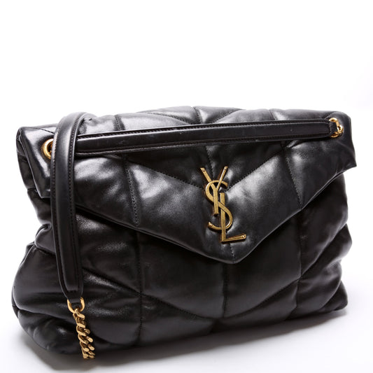 Saint Laurent Puffer Quilted Medium Lambskin 577475 Bag