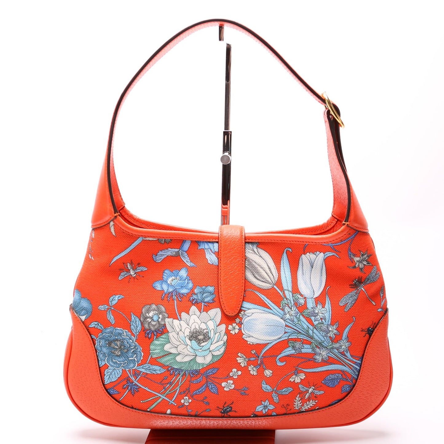 Gucci 550152 Jackie Medium Flora Canvas Hobo Bag