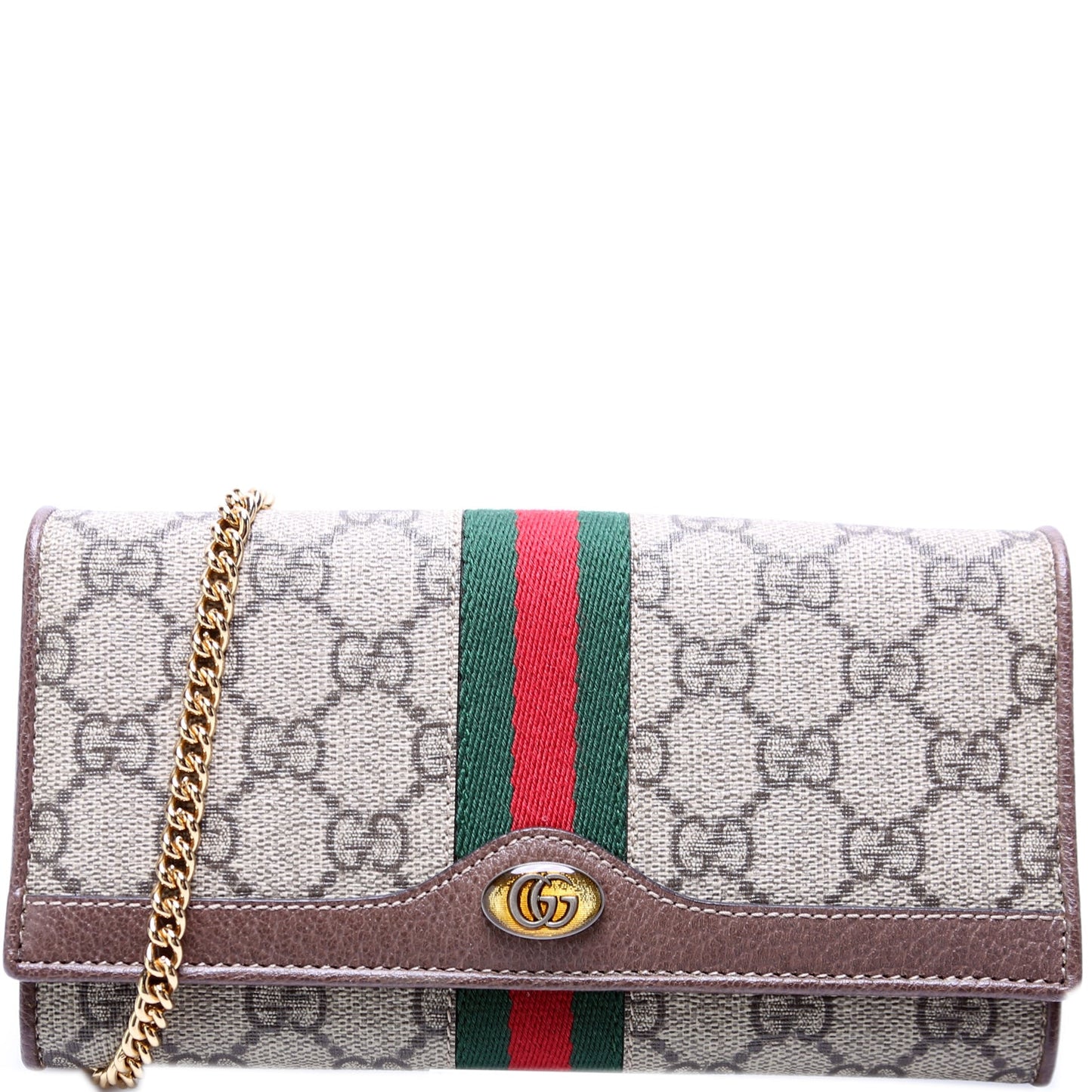 Gucci 546592 Ophidia GG Supreme Chain Wallet Bag