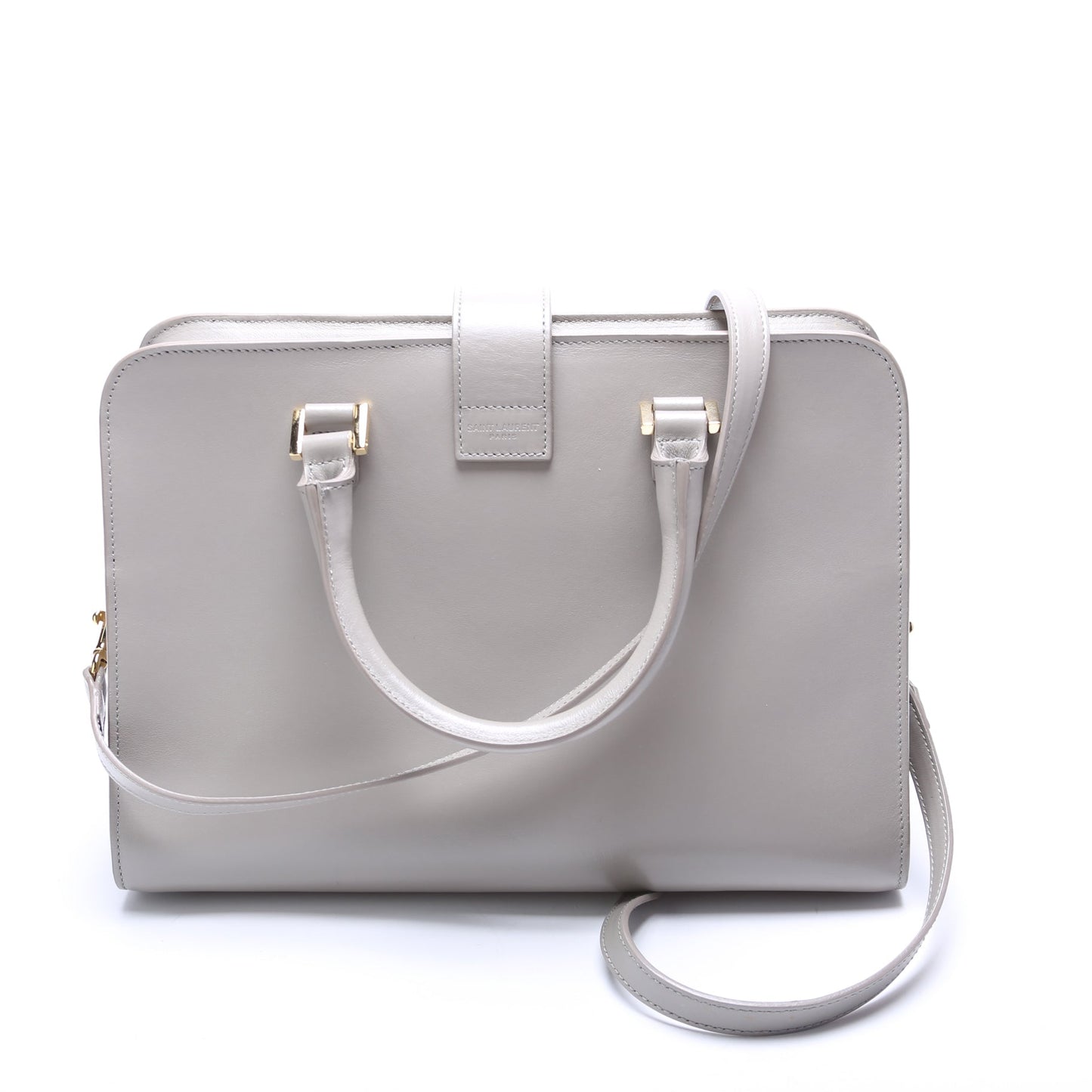 Saint Laurent Cabas Small Smooth Leather Bag