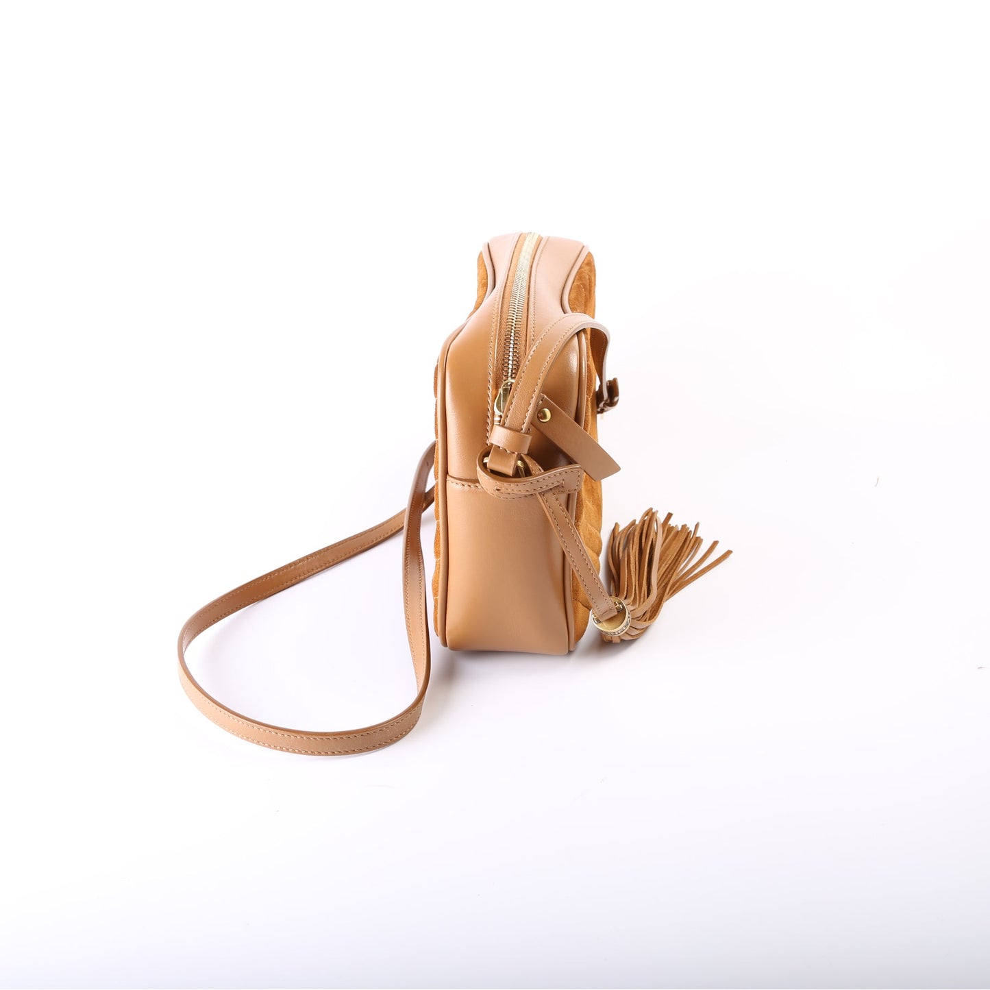 Saint Laurent Lou Camera Suede Bag