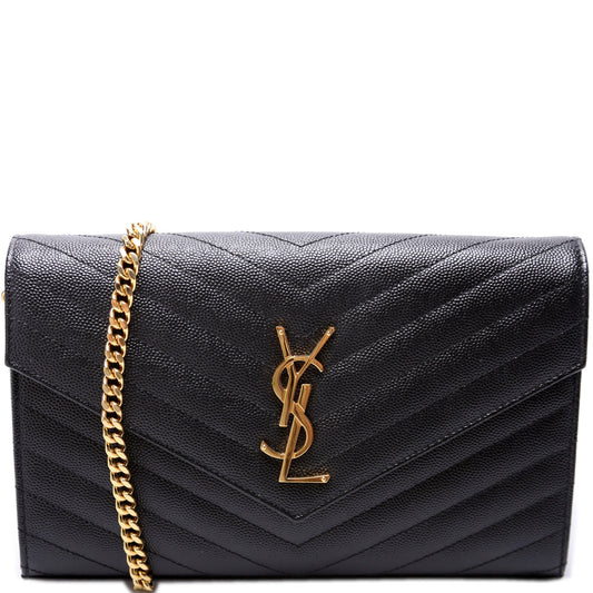 Saint Laurent Grain De Chain Wallet Bag