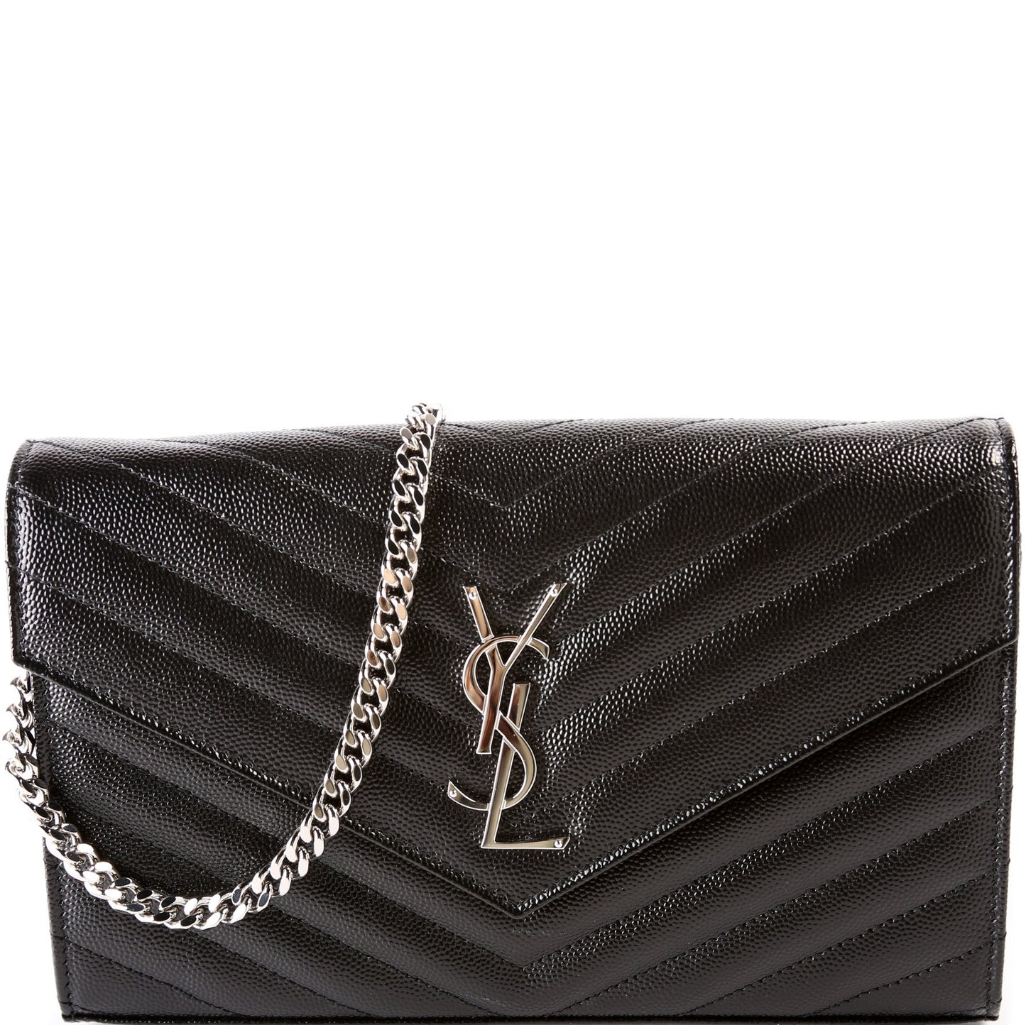 Saint Laurent Grain de Poudre Chain Wallet 377828 Bag