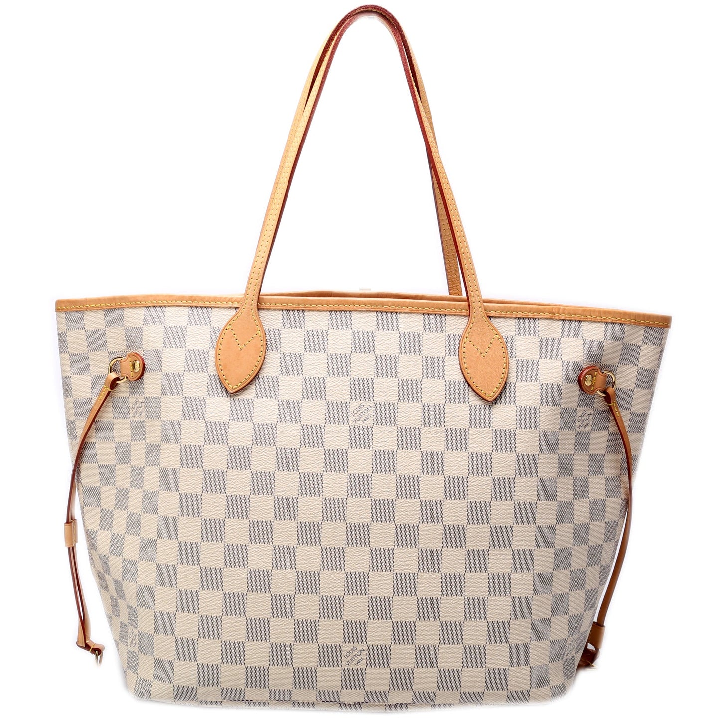 Louis Vuitton Neverfull W/Wallet MM Damier Azur