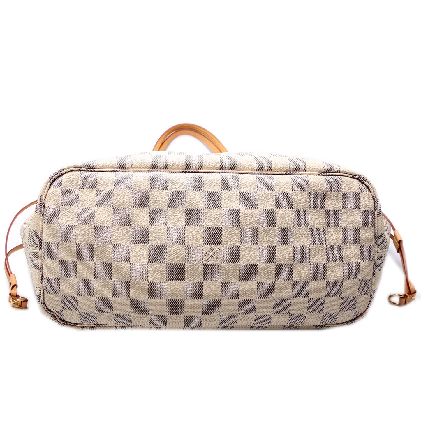 Louis Vuitton Neverfull W/Wallet MM Damier Azur