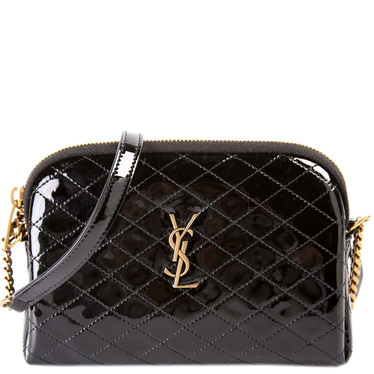 Saint Laurent Gabby Zip Chain Pouch Bag