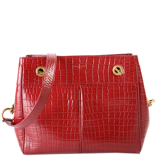 Saint Laurent Claude Shoulder Croc 640281 Bag