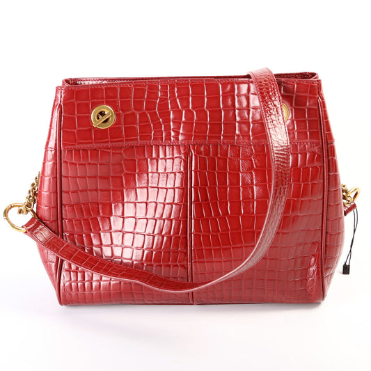 Saint Laurent Claude Shoulder Croc 640281 Bag