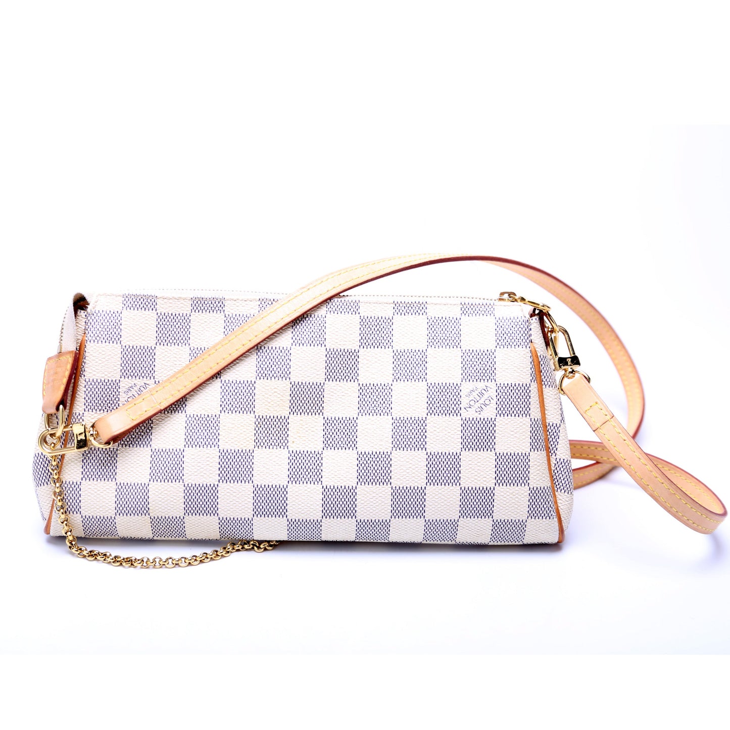 Louis Vuitton Eva Clutch Damier Azur