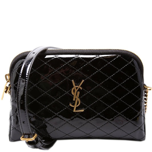 Saint Laurent Gabby Zip Chain Pouch Patent 733667 Bag