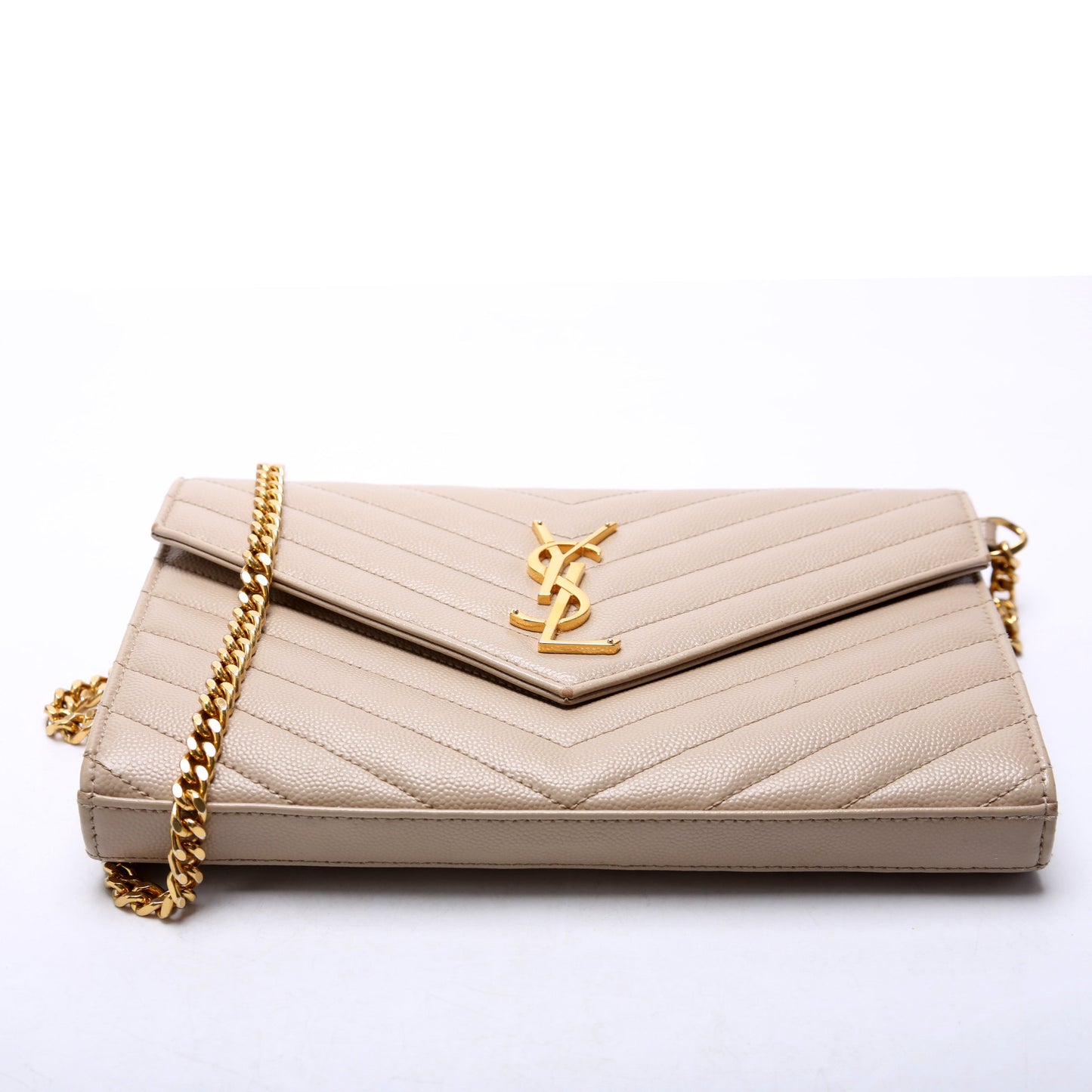 Saint Laurent Grain De Chain Wallet Bag