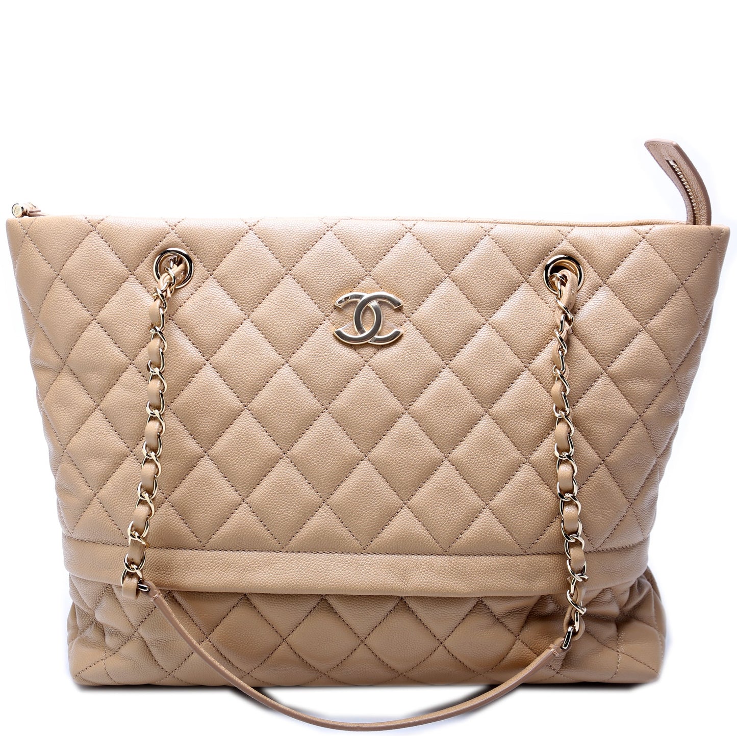Chanel CC Rolled Up Tote Caviar 28M Bag