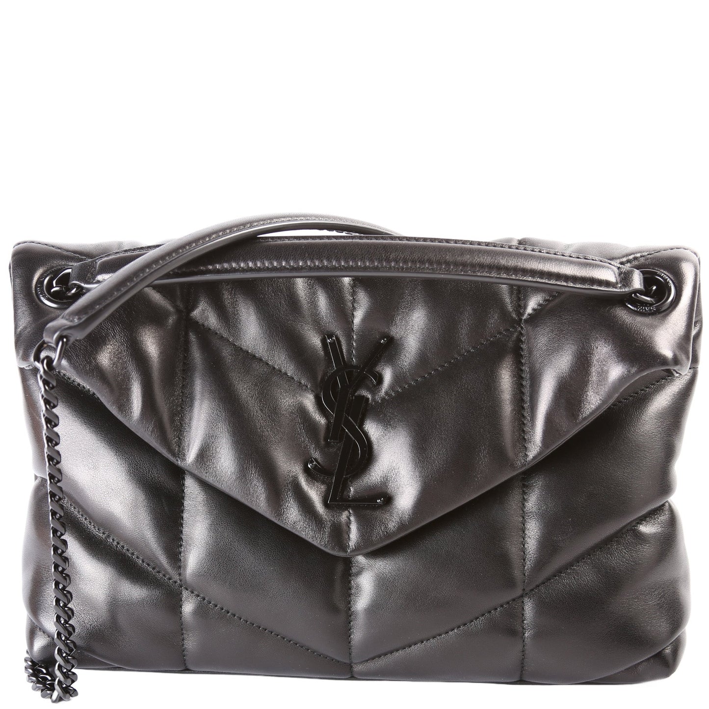 Saint Laurent Puffer Quilted Small Lambskin Bag