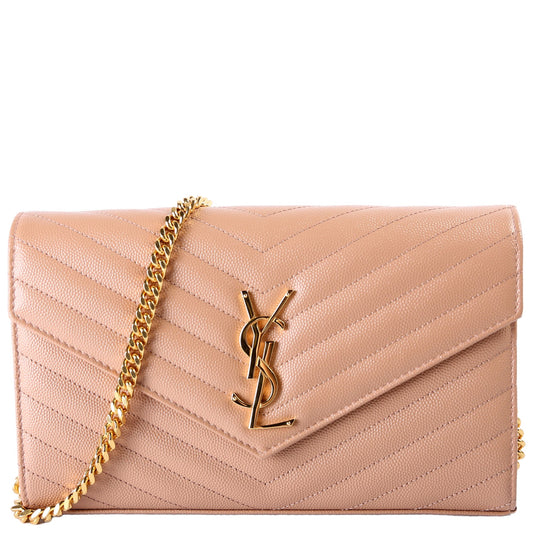 Saint Laurent Grain De Poudre Chain Wallet 377828 Bag