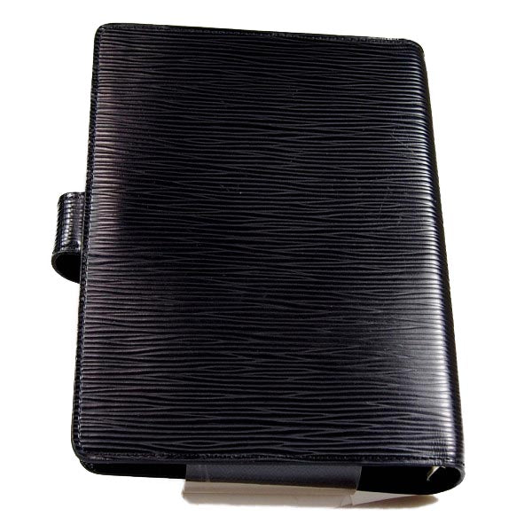 LOUIS VUITTON Notebook cover R20042 Epi Leather Noir Agenda MM Epi System notebook cover unisex(Unisex)