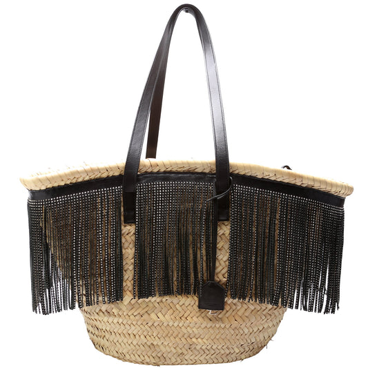 Saint Laurent 418824 Panier Fringe Tote Bag