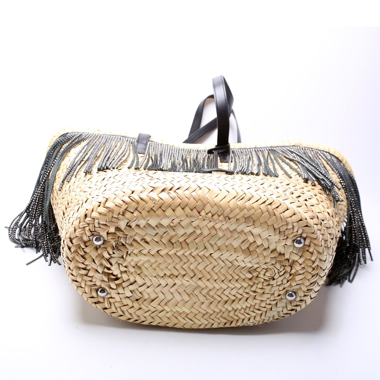 Saint Laurent 418824 Panier Fringe Tote Bag