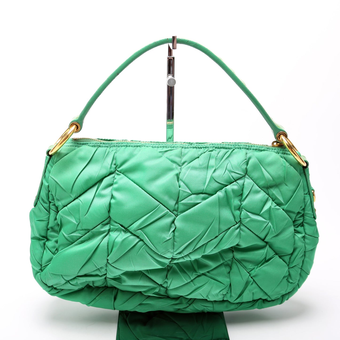 Prada Tessuto Nylon Chevron Quilted Shoulder Bag