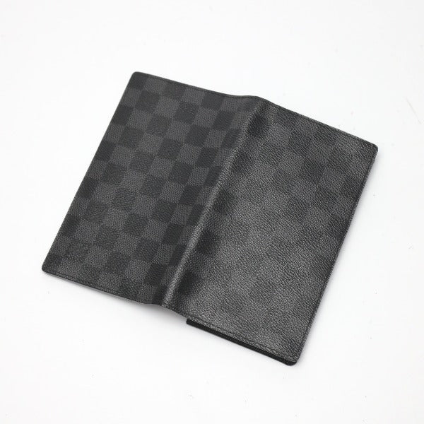 LOUIS VUITTON Long Wallet Purse N63116 Damier canvas Damier Graphite Damier Graphite Portefeuille Columbus mens