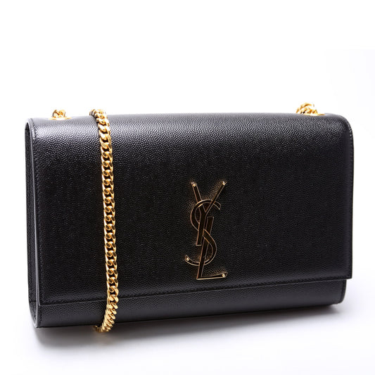 Saint Laurent Kate Satchel Grain Medium Bag