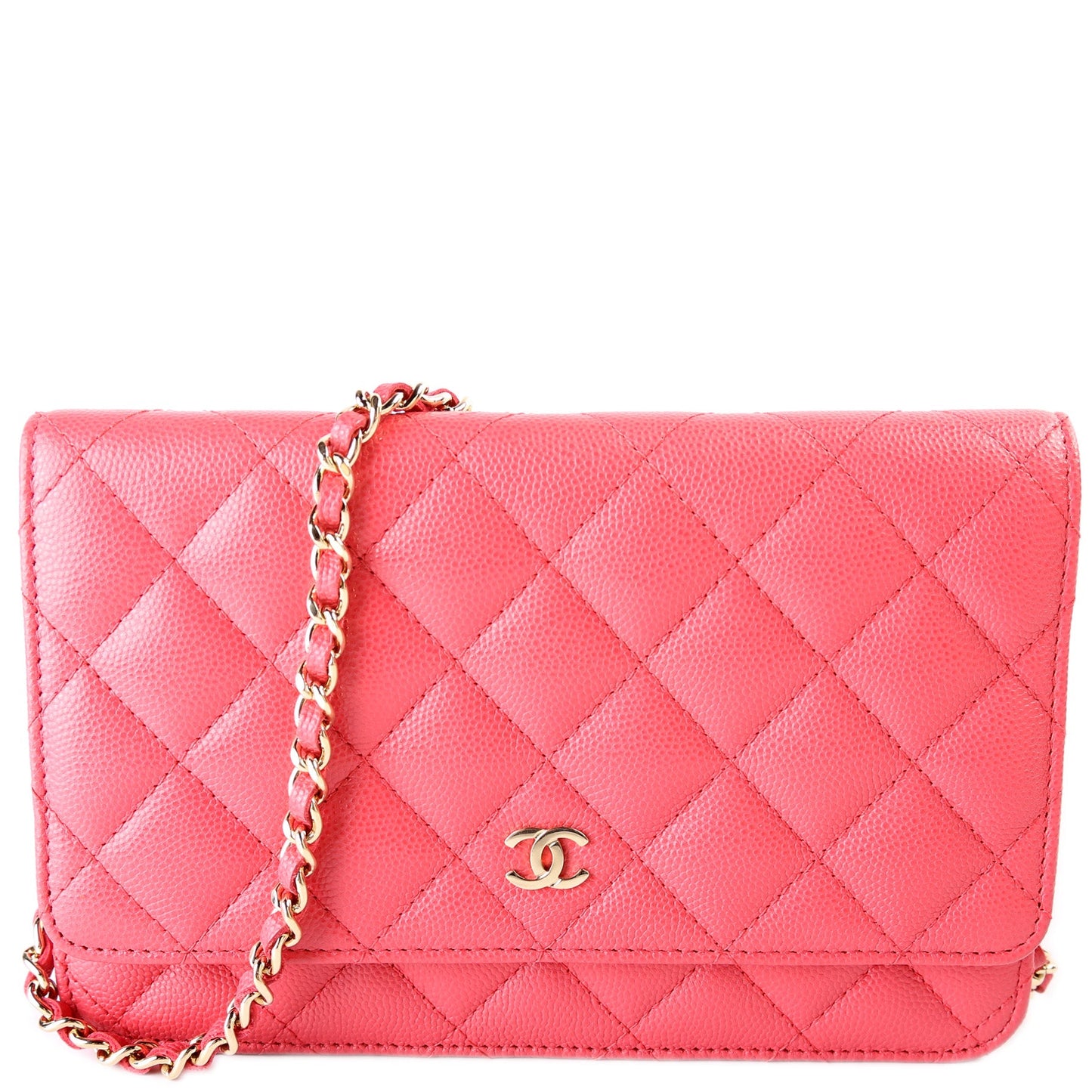 Chanel WOC Classic Quilted Caviar Bag