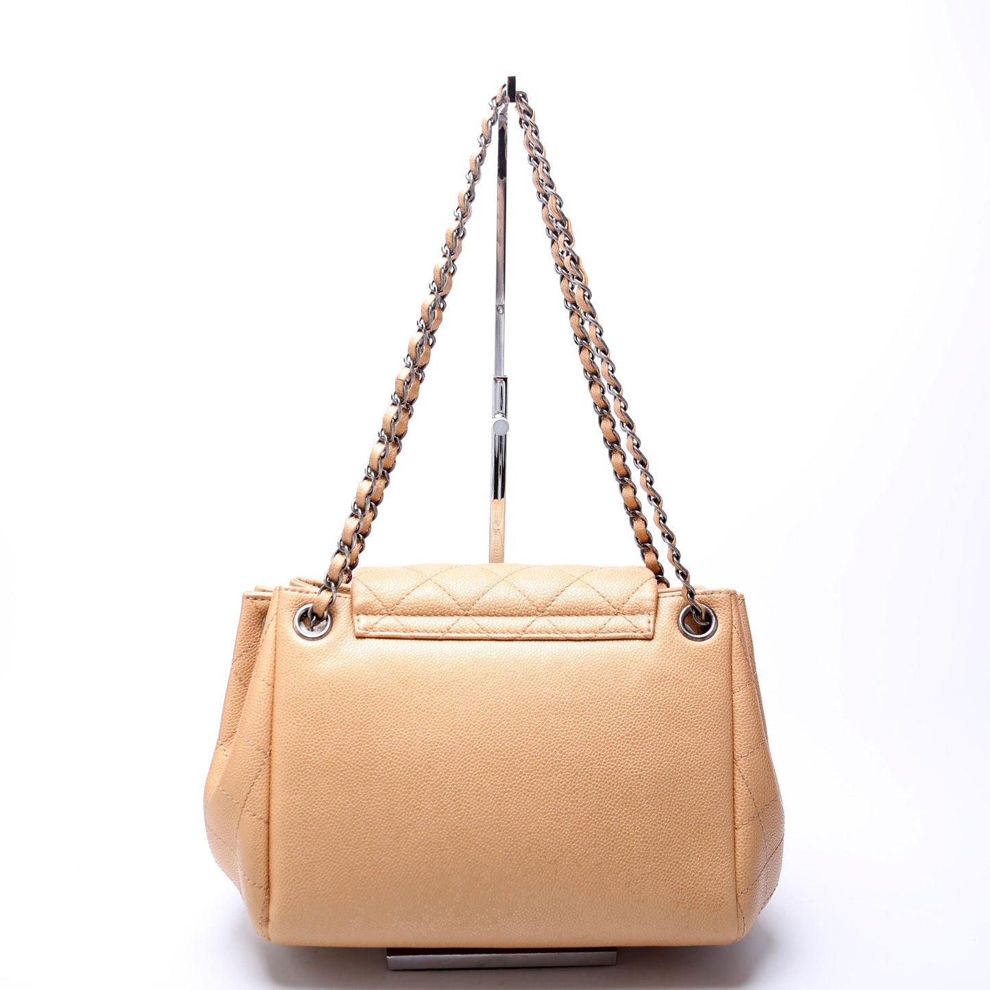 Chanel CC Accordion Shopping Quilted Caviar 22M Bag