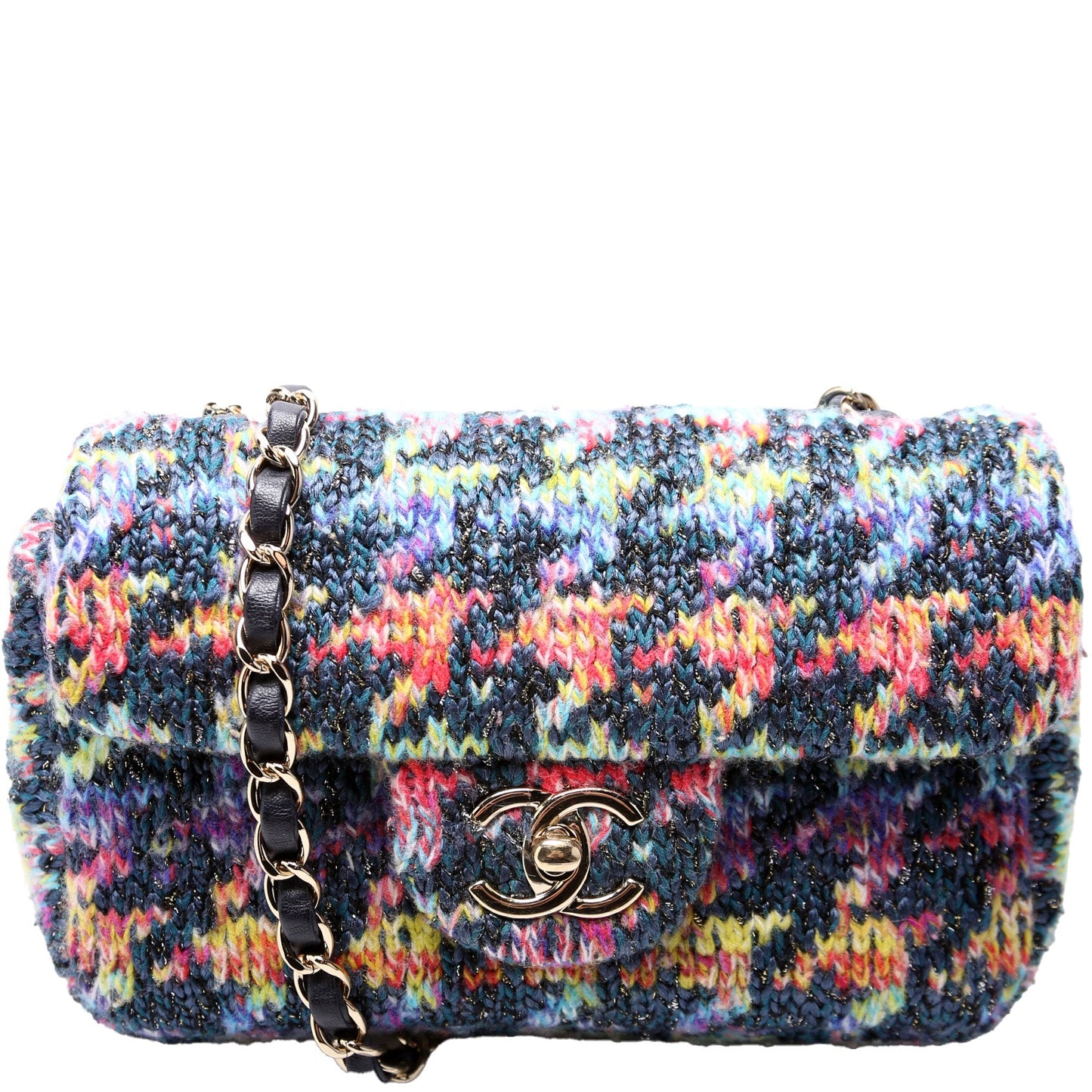 Chanel Mini Rectangle Flap Knit 30M Bag