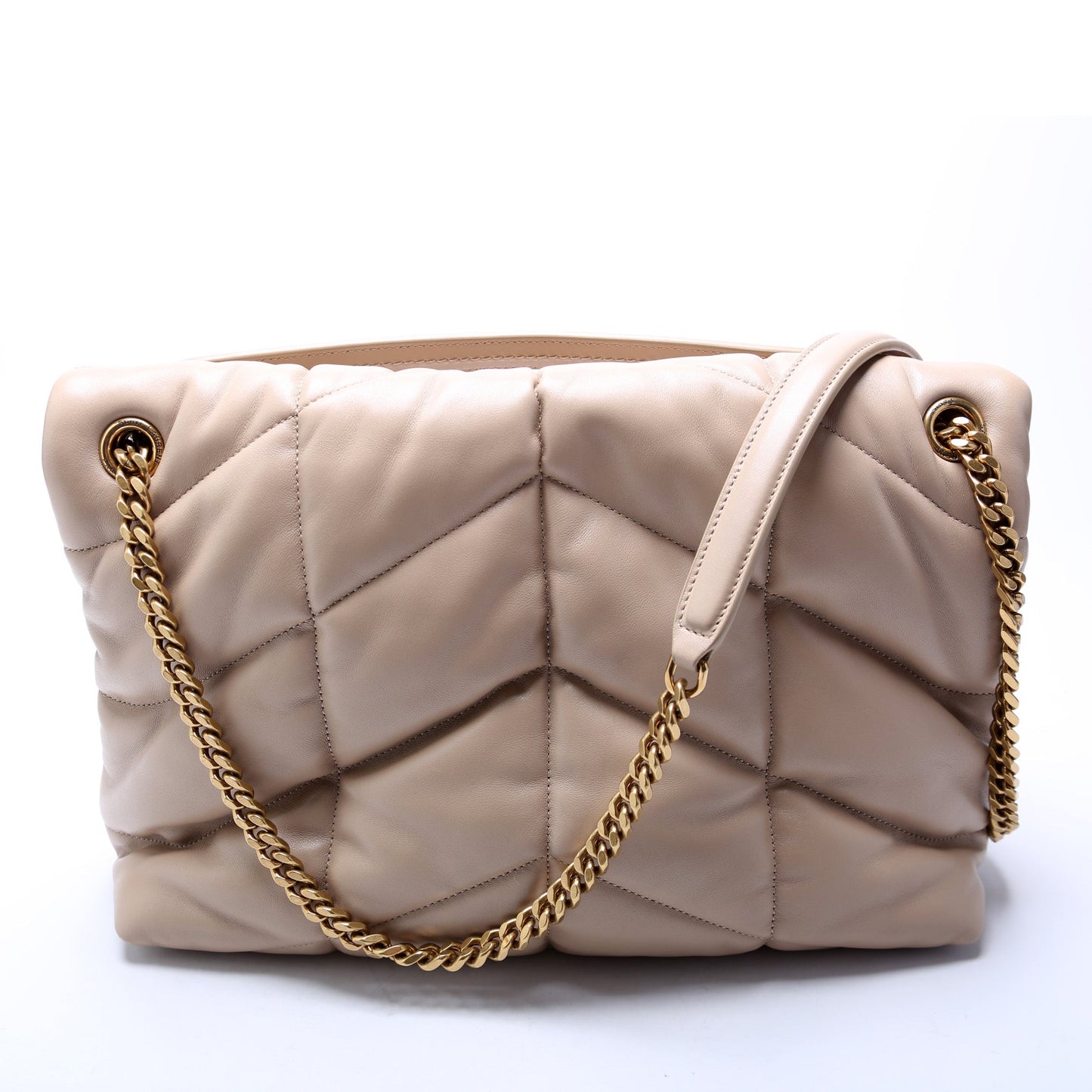 Saint Laurent Puffer Quilted Medium Lambskin 577475 Bag