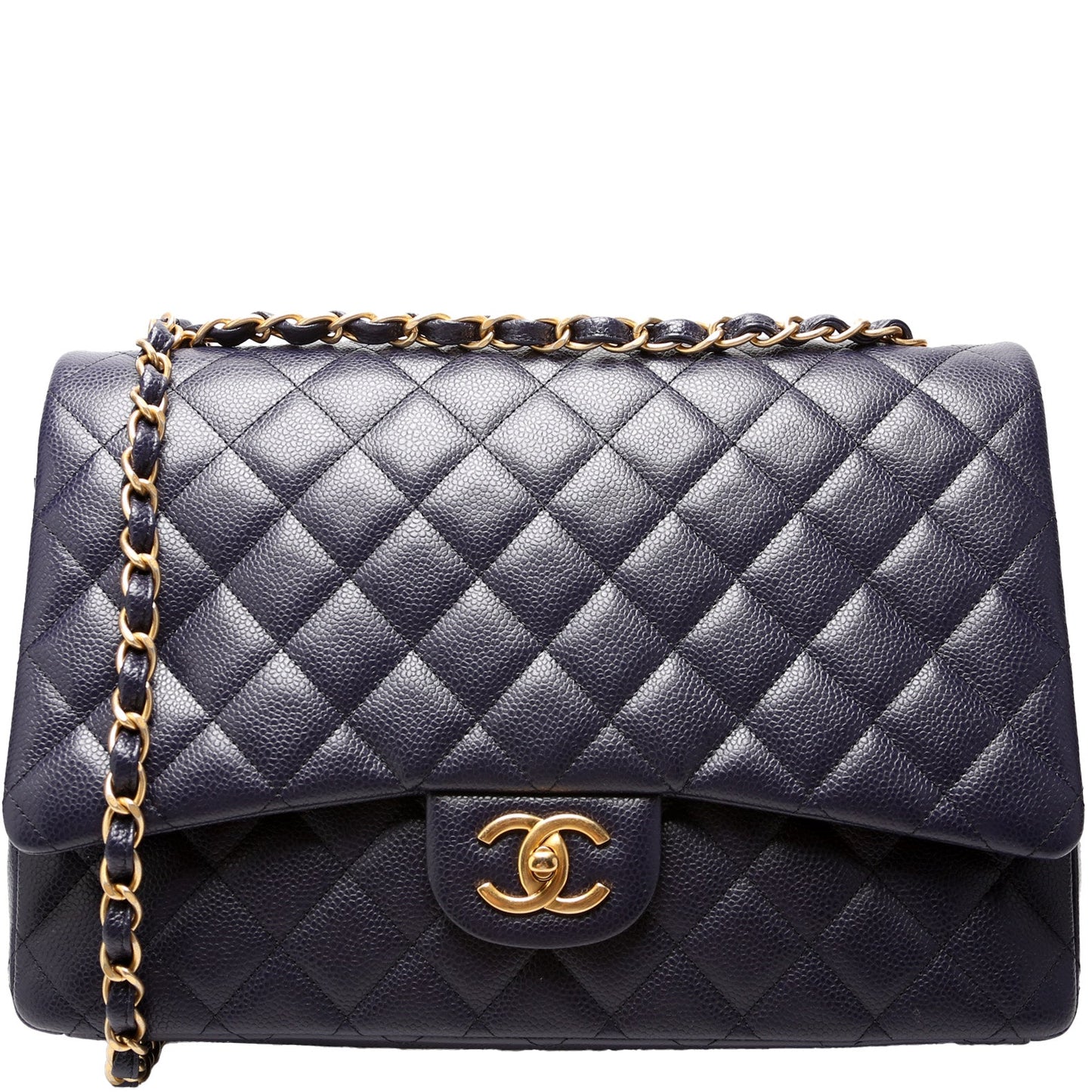 Chanel Classic Flap Maxi Caviar 21-24M Bag